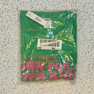 Victoria's Secret PINK Campus Cotton Tee Oversized Short-Sleeve T-Shirt Brooklyn